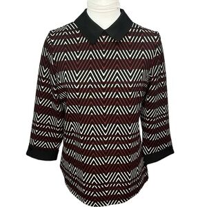 Smashed Lemon V Design Blouse